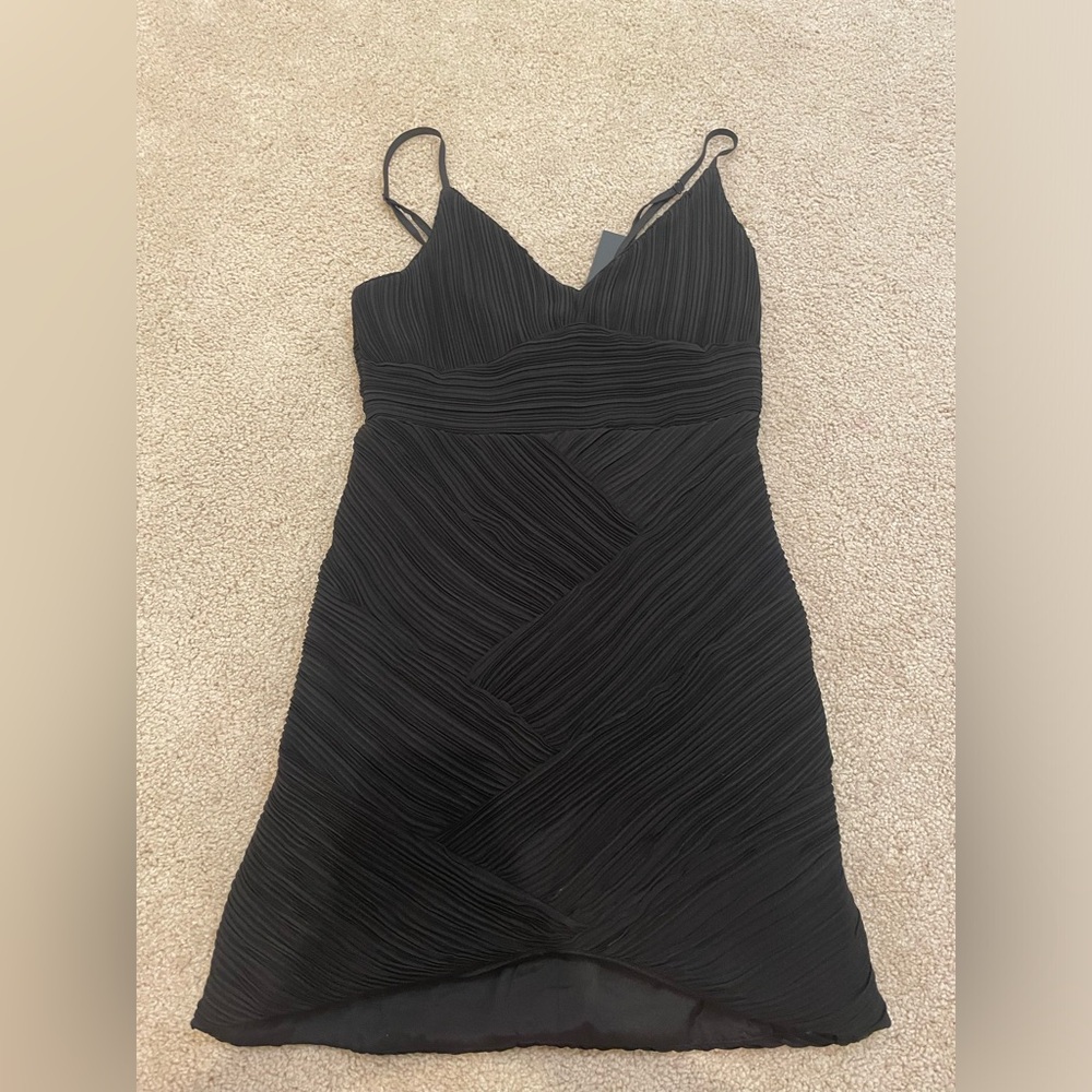 Black mini dress